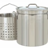 24-QT Stainless Stockpot With Vented Lid