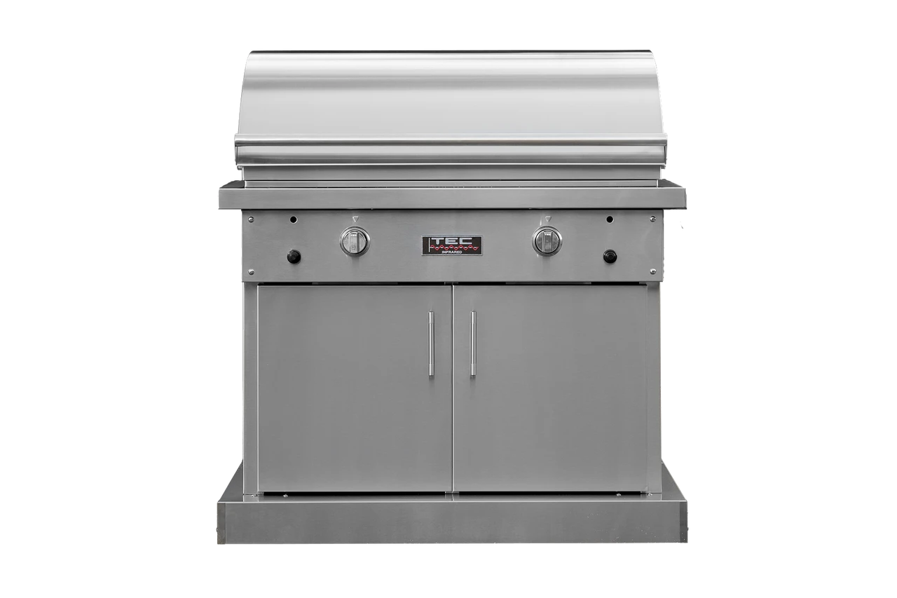 TEC Infrared 44" Sterling Patio FR Grill On Stainless Cabinet - STPFR2CAB