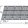19 1/4" X 31", Cast Iron Cooking Grids