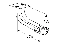 Charmglow, Kenmore L-shaped Twin Venturi