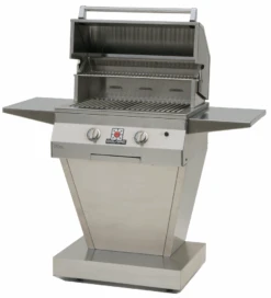 Solaire 27GIR Basic All Infrared Natural Gas Grill W Angular Pedestal Base