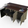 Challenger 72" Deluxe Entertainment Center Patio Bar