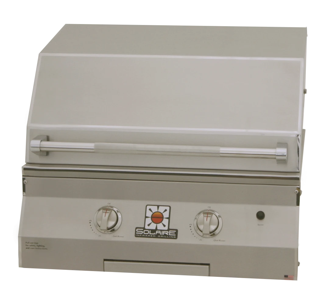Solaire IRBQ 27XL Built-In Deluxe Infrared Grill, No Rotisserie