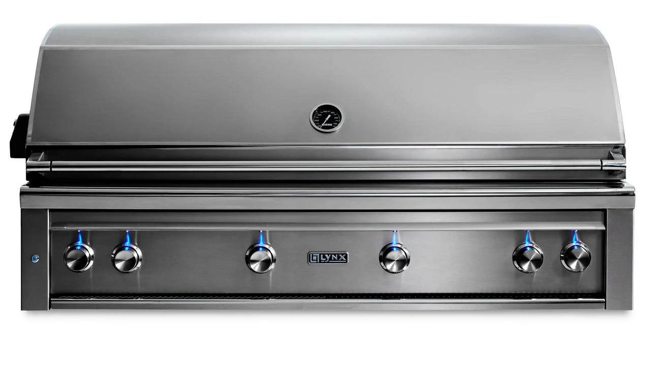 Lynx 54” Built-in Grill With 1 Trident Infrared Burner And 3 Ceramic Burners, Rotisserie - L54TR