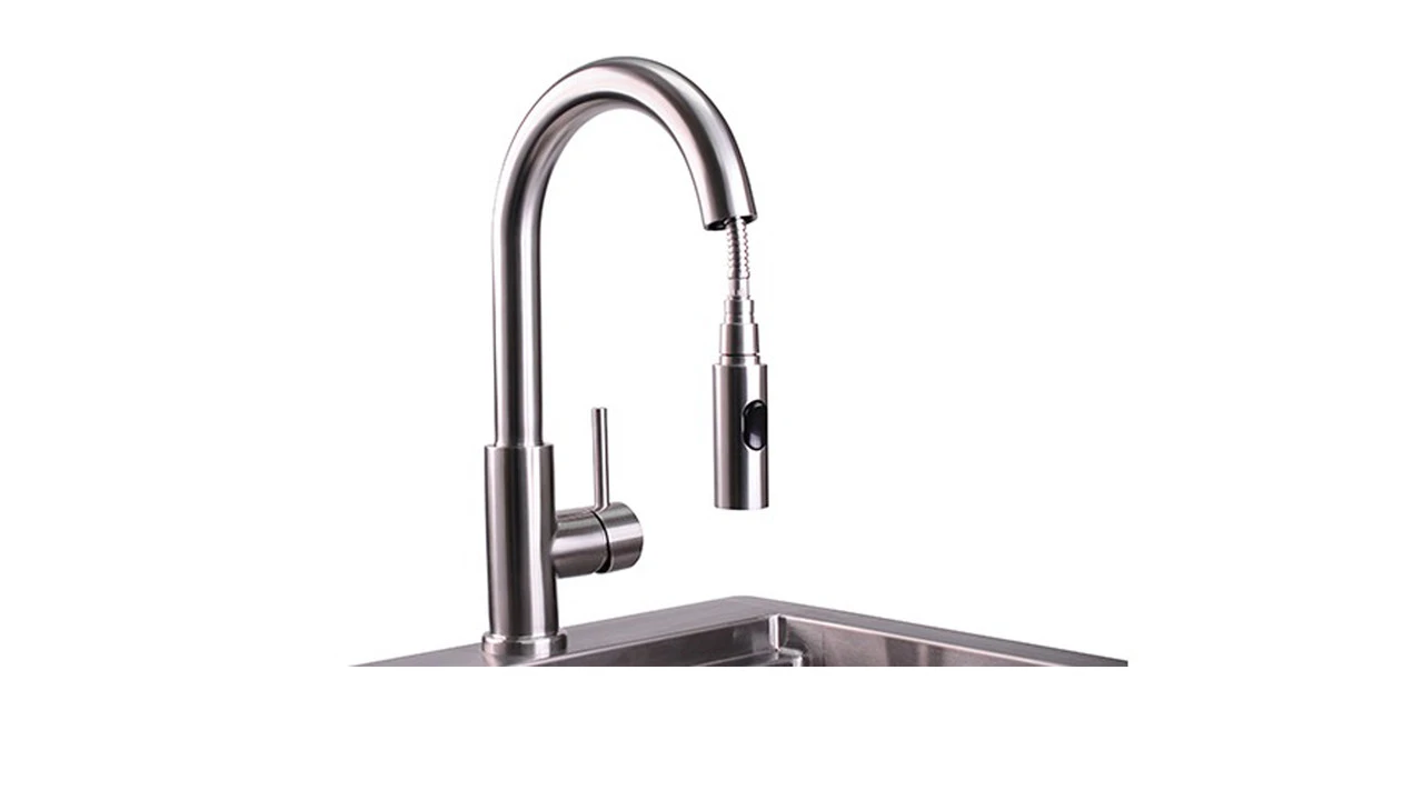 Lynx Professional Gooseneck Pull Down Faucet - LPFK