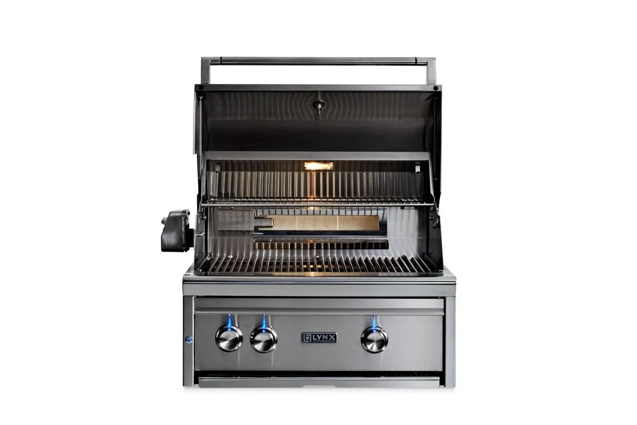 Lynx 27" Built-in Grill W All Ceramic Burners And Rotisserie - L27R - Image 2