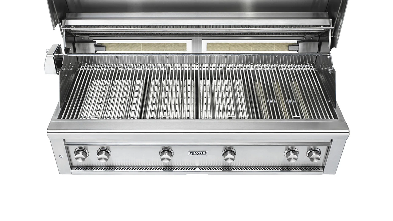 Lynx 54” Built-in Grill With 1 Trident Infrared Burner And 3 Ceramic Burners, Rotisserie - L54TR - Image 2