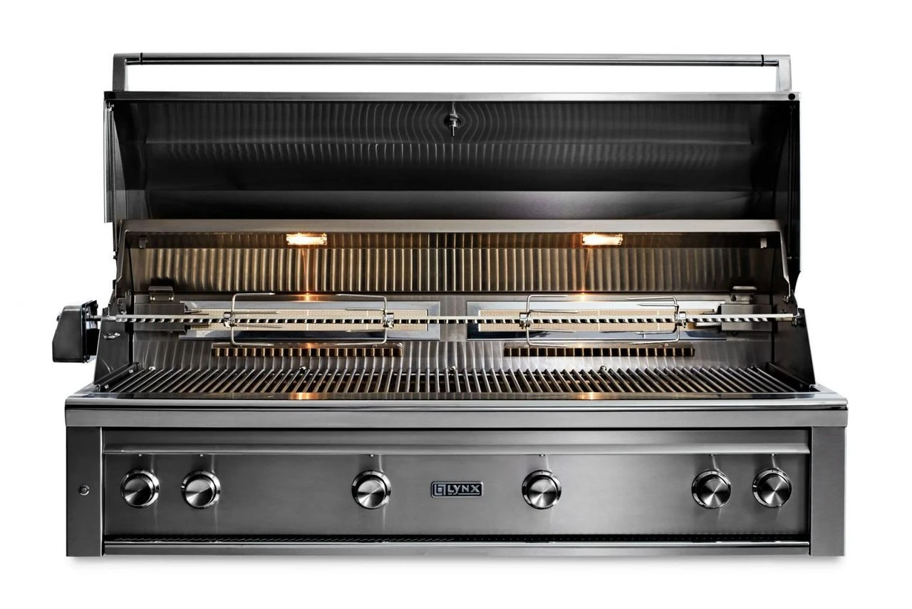 Lynx 54” Built-in Grill With 1 Trident Infrared Burner And 3 Ceramic Burners, Rotisserie - L54TR - Image 3
