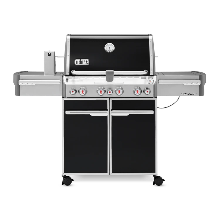 Weber E-470 Summit Black Grill W Side Burner