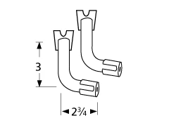 Charbroil Venturi Tubes Pair