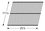 11 X 25, Charbroil 8000 Steel Wire Rock Grate- BG39