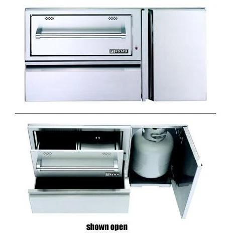 Lynx 42" Convenience Center Warming Drawer, Propane LP Tank Storage - L42CC - Image 2